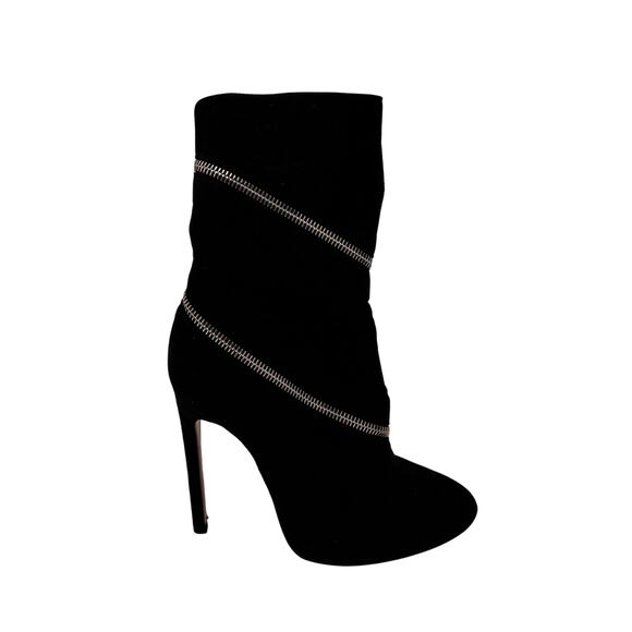 Alaia Suede Sock Bootie Zippered Boots Size 35 - Picture 2 of 8
